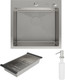 Миниатюра изображения товара Мойка кухонная Roxen Simple 560220-50 с коландером и дозатором (сатин)