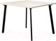 Миниатюра изображения товара Обеденный стол Millwood Шанхай 110x110x75 (дуб белый Craft/металл черный)