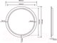 Миниатюра изображения товара Зеркало Roxen Brimen 510195-60AF