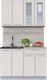 Миниатюра изображения товара Кухонный гарнитур Интерлиния Мила 12 (персидский жемчуг/персидский жемчуг/травертин серый)