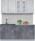 Миниатюра изображения товара Кухонный гарнитур Интерлиния Мила 18 (бетон лайт/бетон портленд/опал светлый)