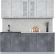 Миниатюра изображения товара Кухонный гарнитур Интерлиния Мила 21 (бетон лайт/бетон портленд/опал светлый)