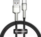 Миниатюра изображения товара Кабель Baseus Cafule Series Metal Data Cable USB To Type-C / CAKF000001 (0.25м, черный)