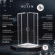 Миниатюра изображения товара Душевой уголок Roxen Santi 55020-80B