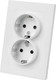 Миниатюра изображения товара Розетка TDM Сенеж / SQ1816-0037 (белый)