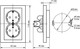 Миниатюра изображения товара Розетка TDM Сенеж / SQ1816-0037 (белый)