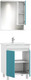 Миниатюра изображения товара Тумба под умывальник Onika Марви 60 / 106153 (бирюзовый)