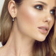 Миниатюра изображения товара Серьги из розового золота ZORKA 3101429.14K.R (с фианитами)