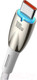 Миниатюра изображения товара Кабель Baseus Glimmer Series Fast Charging USB to Type-C / CADH000402 (1м, белый)