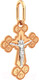 Миниатюра изображения товара Крестик из комбинированного золота ZORKA 410007.3.14K.B.REL