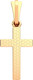 Миниатюра изображения товара Крестик из комбинированного золота ZORKA 410025.14K.B.REL
