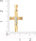 Миниатюра изображения товара Крестик из комбинированного золота ZORKA 410032.14K.B.REL