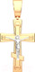Миниатюра изображения товара Крестик из комбинированного золота ZORKA 430128.14K.B.REL