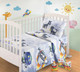 Миниатюра изображения товара Комплект постельный для малышей Milanika Город роботов Детство (бязь)