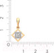 Миниатюра изображения товара Подвеска из розового золота ZORKA 440310.14K.R (с фианитами)