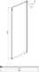 Миниатюра изображения товара Душевая стенка Ambassador Benefit 100x200 / 100HBB