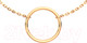 Миниатюра изображения товара Колье из розового золота ZORKA 540069.14K.R (45см)