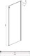 Миниатюра изображения товара Душевая стенка Ambassador Benefit 110x200 / 110HB