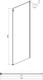 Миниатюра изображения товара Душевая стенка Ambassador Benefit 80x200 / 80HX