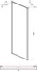 Миниатюра изображения товара Душевая стенка Ambassador Elysium 80x200 / 80KX