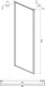 Миниатюра изображения товара Душевая стенка Ambassador Forsa 90x200 / 90AX