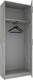 Миниатюра изображения товара Шкаф МДК ПРШ1 2-х створчатый 800x380x2020 (цемент светлый)
