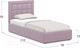 Миниатюра изображения товара Односпальная кровать Moon Family 1251 / К004583