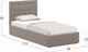 Миниатюра изображения товара Односпальная кровать Moon Family 1251 / К004593
