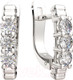Миниатюра изображения товара Серьги из серебра ZORKA 0310151 (с фианитами)