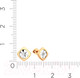 Миниатюра изображения товара Серьги из комбинированного золота ZORKA 3D00215.14K.B.ZZ (с бриллиантами)