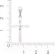 Миниатюра изображения товара Крестик из белого золота ZORKA 4Б0001/б (с бриллиантом)