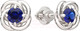Миниатюра изображения товара Серьги из белого золота ZORKA 3P1015.14K.W (с сапфирами)