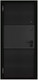 Миниатюра изображения товара Входная дверь Mastino PP3 Trust Eco PP черный муар металлик/черный мат/белый софт (86x205, левая)