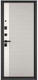 Миниатюра изображения товара Входная дверь Mastino PP3 Trust Eco PP черный муар металлик/черный мат/белый софт (96x205, левая)