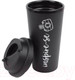 Миниатюра изображения товара Стакан для горячих напитков Darvish С крышкой / SR-H-1664-3 (черный)