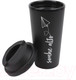 Миниатюра изображения товара Стакан для горячих напитков Darvish С крышкой / SR-H-1664-1 (черный)
