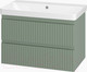 Миниатюра изображения товара Тумба под умывальник Brevita Victory 80 / VIC-09080-0802Я (зеленый матовый)