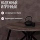 Миниатюра изображения товара Обеденный стол Millwood Женева Л18 D90 (сосна пасадена/металл черный)