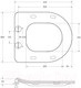 Миниатюра изображения товара Сиденье для унитаза BelBagno BB051-2SC