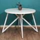 Миниатюра изображения товара Обеденный стол Millwood Женева Л D110 (белый/металл белый)