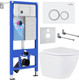 Миниатюра изображения товара Унитаз подвесной с инсталляцией Roxen StounFix Dual Fresh 501501