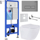 Миниатюра изображения товара Унитаз подвесной с инсталляцией Roxen StounFix Dual Fresh 597373