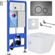 Миниатюра изображения товара Унитаз подвесной с инсталляцией Roxen StounFix Dual Fresh 632852