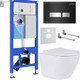 Миниатюра изображения товара Унитаз подвесной с инсталляцией Roxen StounFix Dual Fresh 642915