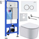 Миниатюра изображения товара Унитаз подвесной с инсталляцией Roxen StounFix Dual Fresh 906789