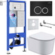 Миниатюра изображения товара Унитаз подвесной с инсталляцией Roxen StounFix Dual Fresh 911522
