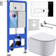 Миниатюра изображения товара Унитаз подвесной с инсталляцией Roxen StounFix Dual Fresh 932469