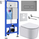 Миниатюра изображения товара Унитаз подвесной с инсталляцией Roxen StounFix Dual Fresh 943570