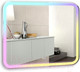Миниатюра изображения товара Зеркало Silver Mirrors Stiv Neo RGB 91.5x68.5 / LED-00002888