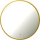 Миниатюра изображения товара Зеркало Silver Mirrors Monaco Gold D100 / LED-00002767